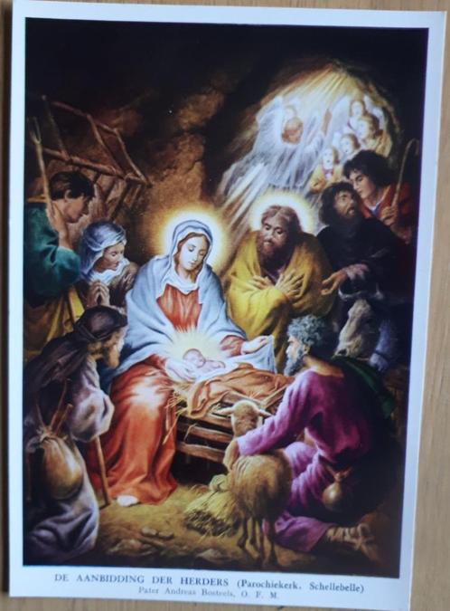 Œuvre de CARTES POSTALES du Père Andreas BOSTEELS dans l'égl, Antiquités & Art, Art | Peinture | Classique, Envoi