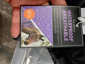 "Horze" regendeken met fleece voering  beschikbaar voor biedingen