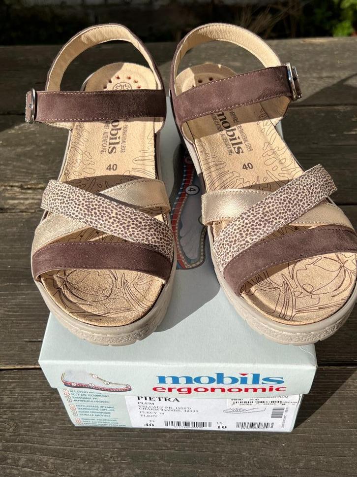Sandale légère MOBILS Ergonomic EU40 / US10, Kleding | Dames, Schoenen, Zo goed als nieuw, Sandalen of Muiltjes, Bruin, Ophalen of Verzenden