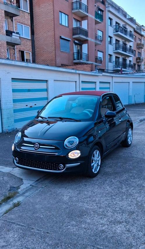 Fiat 500 cabriolet hybrid essence année 2021 erou 6d 60000km, Auto's, Fiat, Particulier, Hybride Elektrisch/Benzine, Euro 6, Cabriolet