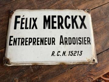 Plaque émaillée beschikbaar voor biedingen