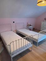 Meegroeibed, wit, 80x200 cm IKEA (2stuks beschikbaar), Huis en Inrichting, Slaapkamer | Bedden, Ophalen of Verzenden, Zo goed als nieuw