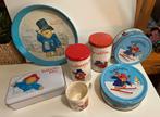 Paddington blikken koffietas Autumn en plateau., Verzamelen, Blikken, Ophalen, Gebruikt, Douwe Egberts
