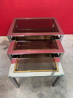 Vintage Belgo Chrome  salontafels, Antiek en Kunst, Ophalen