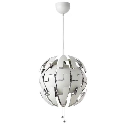 Ikea PS 2014 hanglamp wit/zilverkleur, Huis en Inrichting, Lampen | Hanglampen, Nieuw, 75 cm of meer, Kunststof, Ophalen