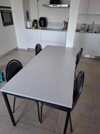 Reftertafel, Huis en Inrichting, Tafels | Eettafels, Ophalen, Gebruikt, 50 tot 100 cm, Vijf personen of meer