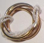 Bague de type Cartier 3 ors / anneaux 18K, neuve, taille 49, Overige kleuren, 20 of groter, Nieuw, Ophalen of Verzenden
