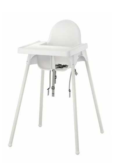 Kinderstoel IKEA met tablet & zittingovertrek-verkleinkussen, Enfants & Bébés, Chaises pour enfants, Utilisé, Autres types, Plateau amovible