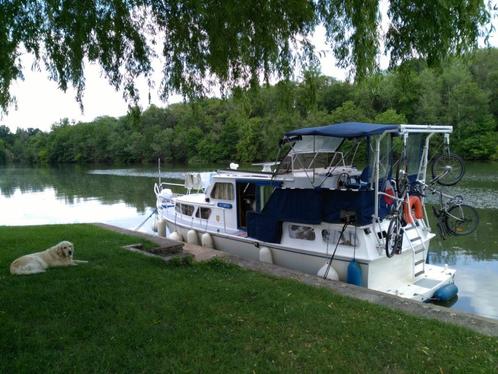 Nederlandse speedboot, Watersport en Boten, Motorboten en Motorjachten, Gebruikt, Staal, 9 tot 12 meter, Diesel, Binnenboordmotor