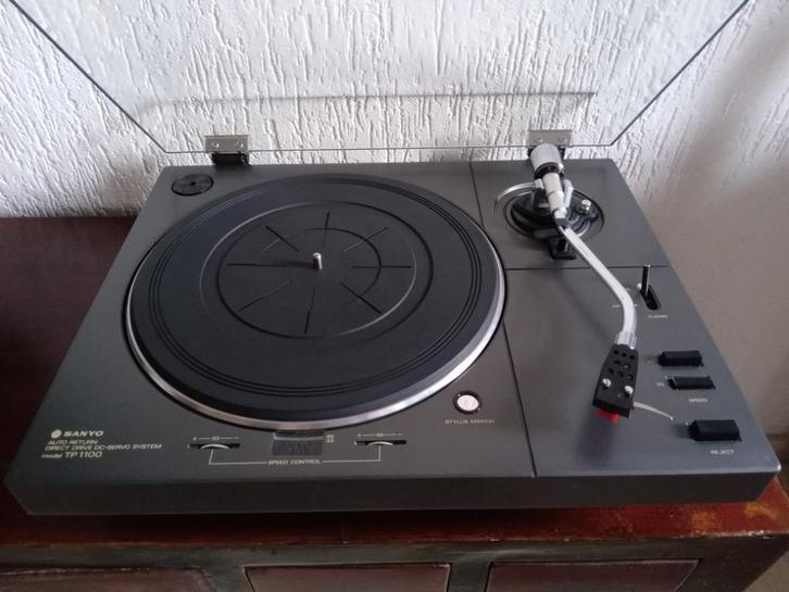 draaitafel Sanyo TP-1100 direct drive, Audio, Tv en Foto, Platenspelers, Platenspeler, Pitch-regelaar, Ophalen