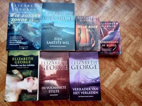 Elizabeth George 6 delen, Boeken, Thrillers, Gelezen, Ophalen of Verzenden