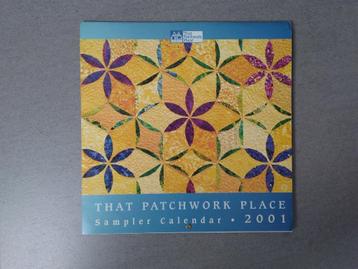 2001 Calendrier That Patchwork Place + couverture + motifs