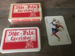 1 boek speelkaarten star pils Exelsior, Enlèvement ou Envoi, Comme neuf, Carte(s) à jouer