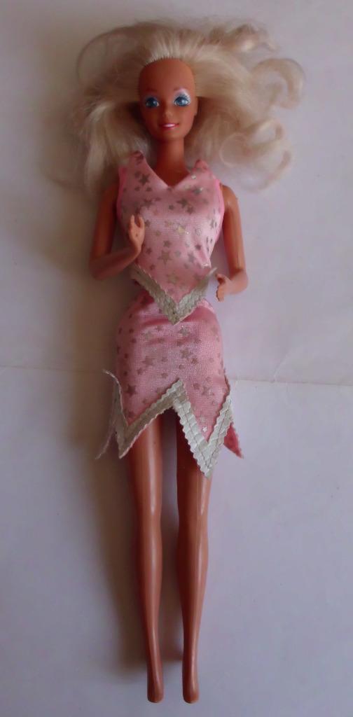 Barbie Super Star 1989, Kinderen en Baby's, Speelgoed | Poppen, Gebruikt, Barbie, Ophalen of Verzenden