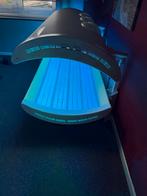 Zonnebank 2x 12 lampen met gezichtsbruiner, Elektronische apparatuur, Ophalen, Gebruikt, Zonnebank dubbelzijdig, 15 lampen of meer