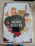Plaque publicitaire en métal Mort subite 20 x 30 cm, Enlèvement ou Envoi