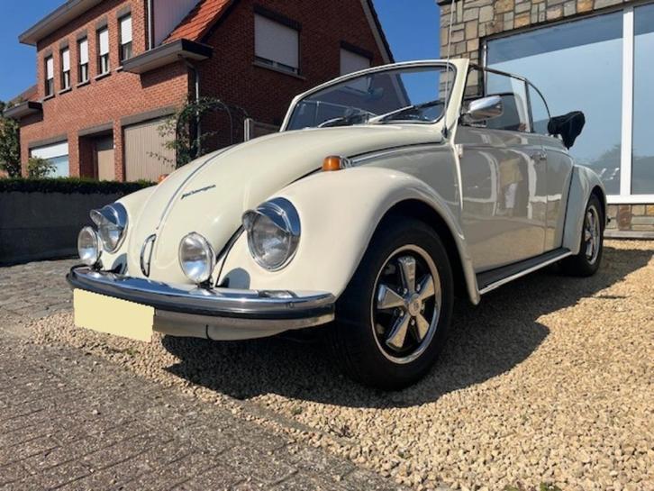 VW Kever cabriolet *Oldtimer* Garantie* Motorrev.*Topstaat*, Auto's, Volkswagen, Bedrijf, Te koop, Beetle (Kever), Benzine, Cabriolet