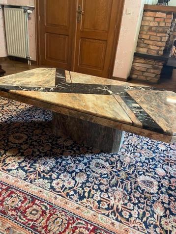 Table basse en marbre, 100 à 150 cm, Moins de 50 cm, Comme neuf, Enlèvement