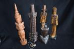 Lot sculpture sur bois Indonesie, Antiquités & Art, Art | Art non-occidental, Enlèvement ou Envoi