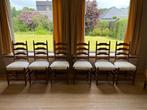 klassieke stoelen (6stuks), Maison & Meubles, Chaises, Comme neuf, Brun, Enlèvement, Tissus