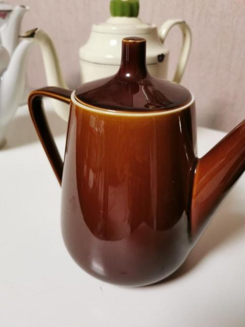 Koffiepot – Villeroy & Boch Bruine Koffiekan H16 -19cm, Collections, Porcelaine, Cristal & Couverts, Utilisé, Autres types, Porcelaine