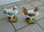 mooi tuinbeeld 2 kippen, Animal, Pierre, Enlèvement, Neuf