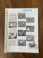 Unieke Map met documentatie Monark bromfiets / brommers, Verzenden, Zo goed als nieuw