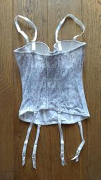 Wit korset met grijze patronen, Kleding | Dames, Ondergoed en Lingerie, Hunkemöller, Ophalen, Paars, Body of Korset