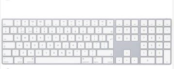 Apple Draadlos keyboard QWERTY met numeriek beschikbaar voor biedingen