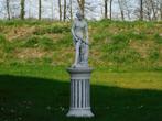 beeld met sokkel , tuinbeeld, Jardin & Terrasse, Statues de jardin, Pierre, Enlèvement ou Envoi, Neuf