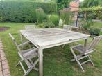 Tuintafelset, Tuin en Terras, Picknicktafels, Ophalen, Gebruikt, Vierkant, Hout
