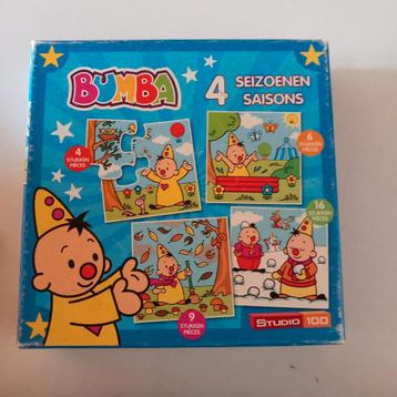 Bumbapuzzel  4 stuks en babypuzzel 5 stuks.