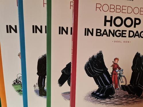 Robbedoes - Hoop in bange dagen - 4 delen, Boeken, Stripverhalen, Zo goed als nieuw, Complete serie of reeks, Ophalen of Verzenden