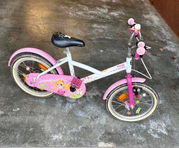 Roze prinses ster kinderfiets voor meisjes beschikbaar voor biedingen