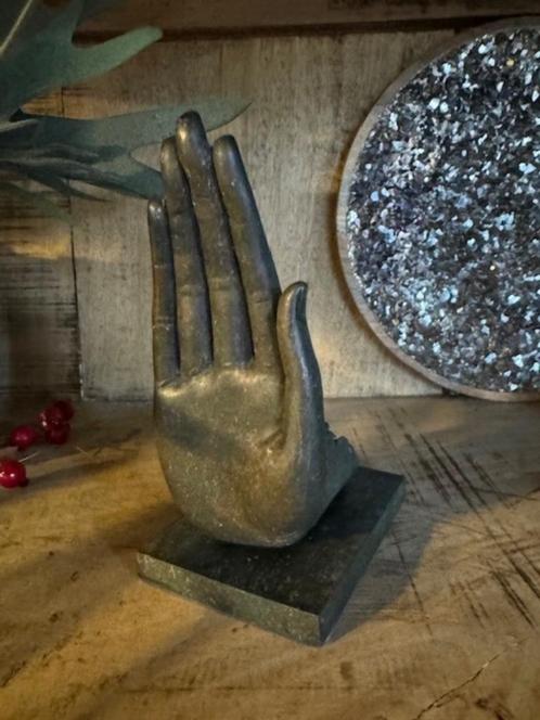 Hand van Boeddha - Abhaya Mudra - bronzen beeldje, Antiek en Kunst, Antiek | Brons en Koper, Brons, Ophalen of Verzenden