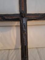 Crucifix bronze, Antiquités & Art, Enlèvement ou Envoi