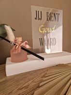 Jij bent goud waard - cadeauset, Glashoevelaan 11 stabroek, Nieuw, Ophalen of Verzenden, Shaunisatelier@gmail.com