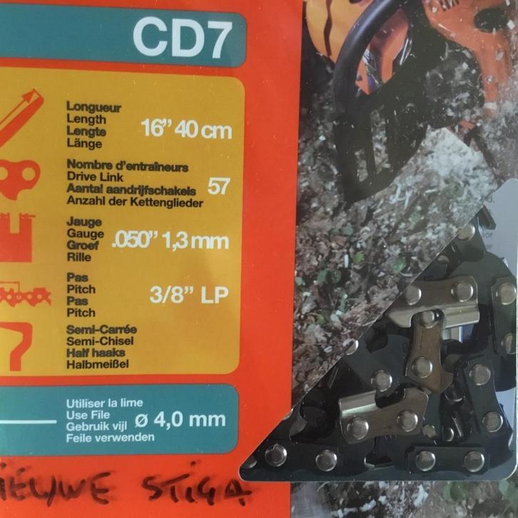 NIEUWE KETTING VOOR KETTINGZAAG, Doe-het-zelf en Bouw, Gereedschap | Zaagmachines, Kettingzaag, Ophalen