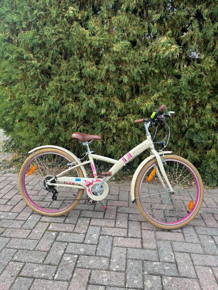 Meisjesfiets Btwin Poply 24 inch, Fietsen en Brommers, Fietsen | Meisjes, Gebruikt, 24 inch, Versnellingen, Ophalen