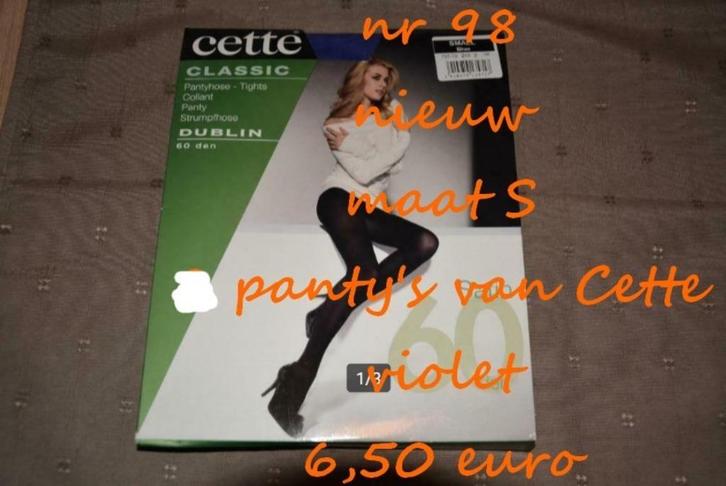 98. kleding panty, NIEUW, verzending inbegrepen, Kleding | Dames, Leggings, Maillots en Panty's, Nieuw, Panty, Maat 36/38 (S)