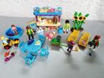 Playmobil snoepkraam met terras en zwembad, Ophalen of Verzenden, Zo goed als nieuw, Complete set