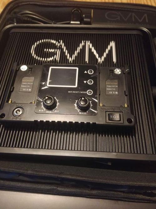 GVM 50RS RGB LED Light Panels video lichten, Audio, Tv en Foto, Fotografie | Fotostudio en Toebehoren, Nieuw, Lamp of Flitsset