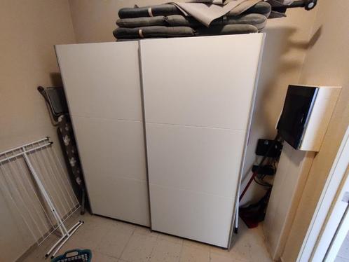 Witte kleerkasten (2 stuks) zgan, Huis en Inrichting, Kasten | Kleerkasten, Zo goed als nieuw, 200 cm of meer, 150 tot 200 cm
