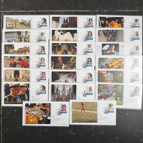 20 Herdenkingsenveloppen Koningin Elizabeth II - Nieuw, Postzegels en Munten, Postzegels | Oceanië, Ophalen of Verzenden