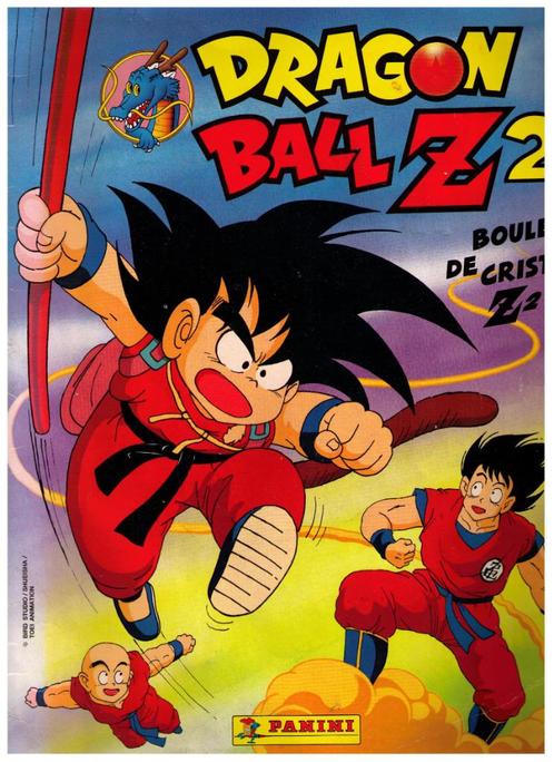 Album Panini Dragon Ball Z2 Boule de cristal 1994, incomplet, Collections, Autocollants, Utilisé, Bande dessinée ou Dessin animé