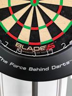 darts blok op staander, Sport en Fitness, Darts, Ophalen, Zo goed als nieuw, Dartbord