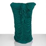 Stretchy offshoulder jurk groen S/M, Verzenden, Nieuw, Maat 36 (S), Boven de knie