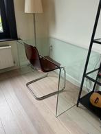 Glazen bureau met stoel te koop. Nieuwstaat, Huis en Inrichting, Bureaus, Ophalen, Bureau