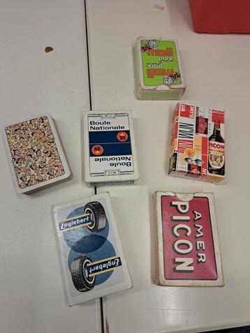 Speelkaarten verschillende meli, marlboro, picon, enz beschikbaar voor biedingen