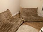 Ligne Roset togo beige 2x 2zit, Huis en Inrichting, Fauteuils, Ophalen, Gebruikt, Vintage, Stof